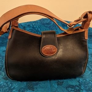 Dooney and Bourke Black Leather Shoulder Bag